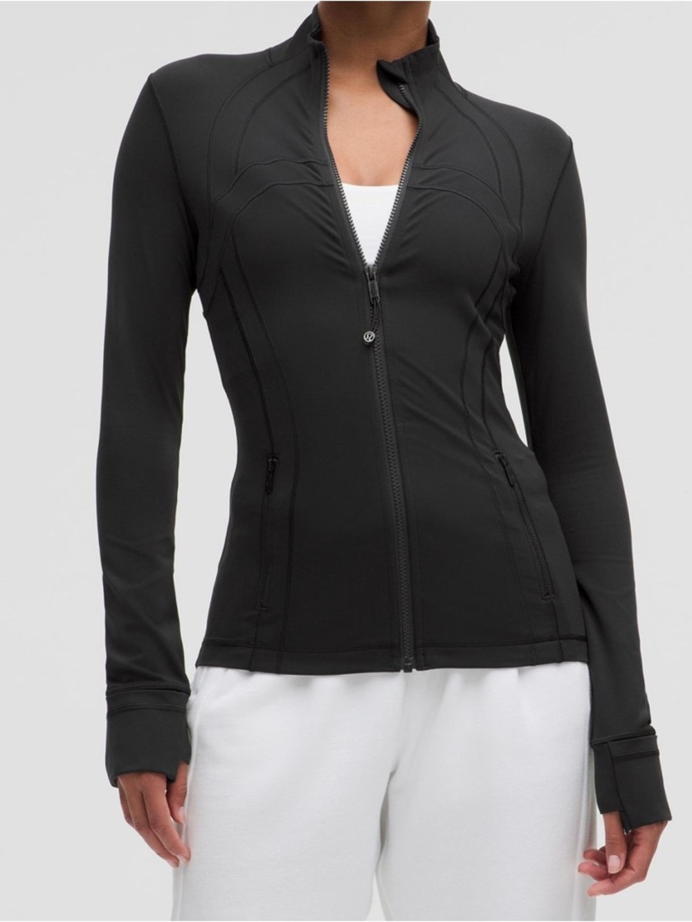lululemon athletic Black FullZip Athletic Jacket worn twice in great conditions